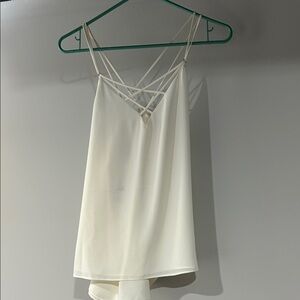 Express White Strappy Blouse